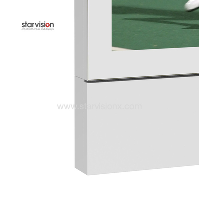 Floor Stand Advertising Kiosks Digital Signage Displays 4K Aluminum Enclosure For Malls